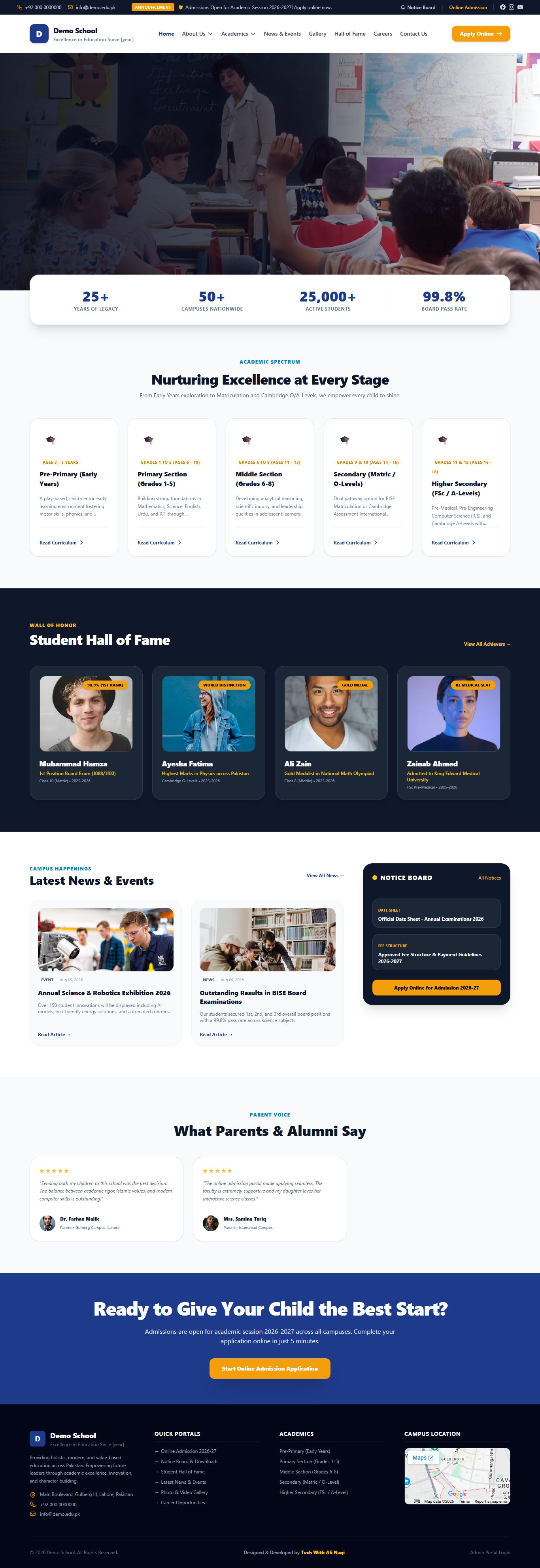 Desktop Homepage View screenshot