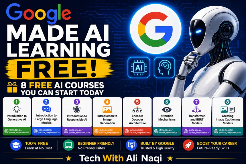 8 Free Google AI Courses You Can Start Today (2026 Guide): Learn Generative AI, LLMs & Machine Learning for Free
