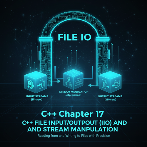 Chapter 17: C++ File Input/Output (I/O) and Stream Manipulation